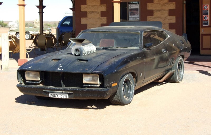 Ford XB Falcon Coupe Mad Max interceptor replica crop e1744460196462