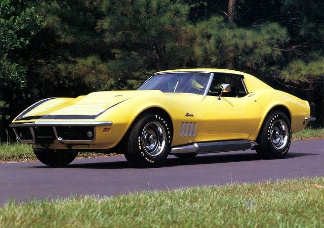 1969 chevrolet corvette zl1 front side yellow tcb 640x451 1